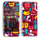 The Vibrant Burgundy Vector Shopping Skin for the Apple iPhone 5c