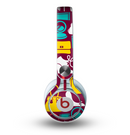 The Vibrant Burgundy Vector Shopping Skin for the Beats by Dre Mixr Headphones