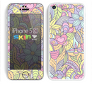 The Vibrant Color Floral Pattern Skin for the Apple iPhone 5c