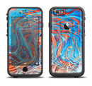 The Vibrant Color Oil Swirls Apple iPhone 6/6s LifeProof Fre Case Skin Set
