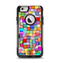 The Vibrant Colored Abstract Cubes Apple iPhone 6 Otterbox Commuter Case Skin Set