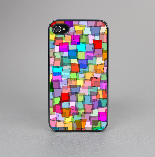 The Vibrant Colored Abstract Cubes Skin-Sert for the Apple iPhone 4-4s Skin-Sert Case