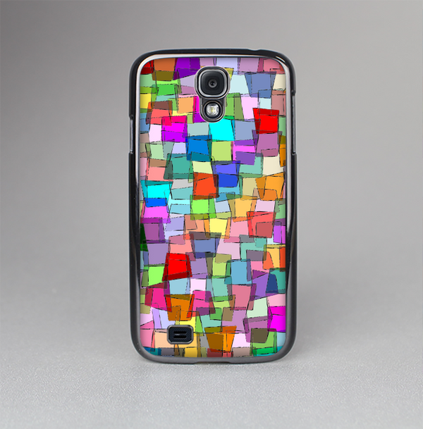 The Vibrant Colored Abstract Cubes Skin-Sert Case for the Samsung Galaxy S4