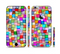 The Vibrant Colored Abstract Cubes Sectioned Skin Series for the Apple iPhone 6