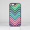The Vibrant Colored Chevron Layered V4 Skin-Sert Case for the Apple iPhone 5c