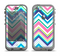 The Vibrant Colored Chevron Pattern V3 Apple iPhone 5c LifeProof Nuud Case Skin Set