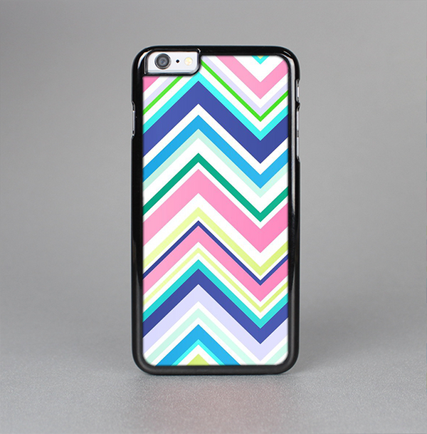 The Vibrant Colored Chevron Pattern V3 Skin-Sert for the Apple iPhone 6 Plus Skin-Sert Case