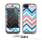 The Vibrant Colored Chevron Pattern V3 Skin for the Apple iPhone 5c LifeProof Case