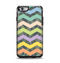 The Vibrant Colored Chevron With Digital Camo Background Apple iPhone 6 Otterbox Symmetry Case Skin Set