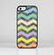 The Vibrant Colored Chevron With Digital Camo Background Skin-Sert Case for the Apple iPhone 5c