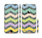 The Vibrant Colored Chevron With Digital Camo Background Sectioned Skin Series for the Apple iPhone 6 Plus