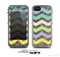 The Vibrant Colored Chevron With Digital Camo Background Skin for the Apple iPhone 5c LifeProof Case