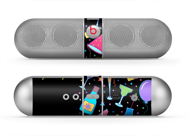The Vibrant Colored Cocktail Party Skin for the Beats by Dre Pill Bluetooth Speaker