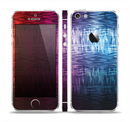 The Vibrant Colored Lined Surface Skin Set for the Apple iPhone 5
