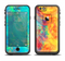 The Vibrant Colored Messy Painted Canvas Apple iPhone 6 LifeProof Fre Case Skin Set