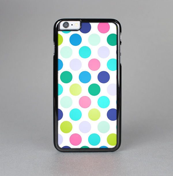The Vibrant Colored Polka Dot V1 Skin-Sert for the Apple iPhone 6 Plus Skin-Sert Case