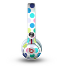 The Vibrant Colored Polka Dot V1 Skin for the Beats by Dre Mixr Headphones