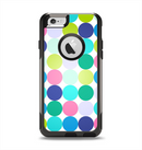 The Vibrant Colored Polka Dot V2 Apple iPhone 6 Otterbox Commuter Case Skin Set