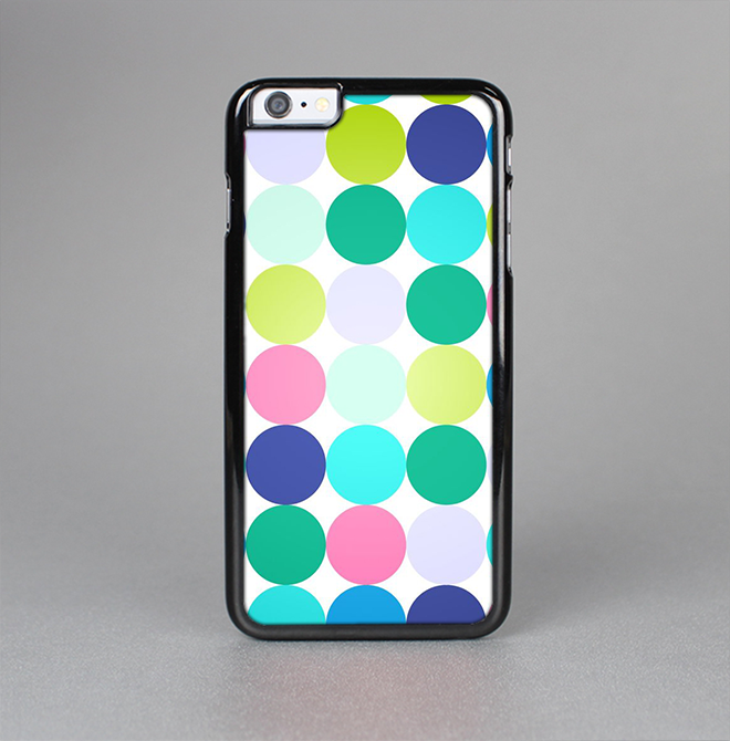 The Vibrant Colored Polka Dot V2 Skin-Sert for the Apple iPhone 6 Skin-Sert Case