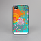 The Vibrant Colored Sprouting Shapes Skin-Sert for the Apple iPhone 4-4s Skin-Sert Case