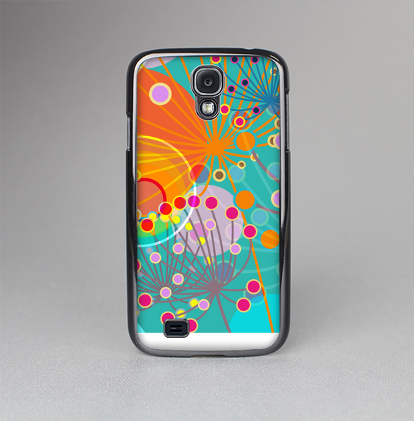 The Vibrant Colored Sprouting Shapes Skin-Sert Case for the Samsung Galaxy S4
