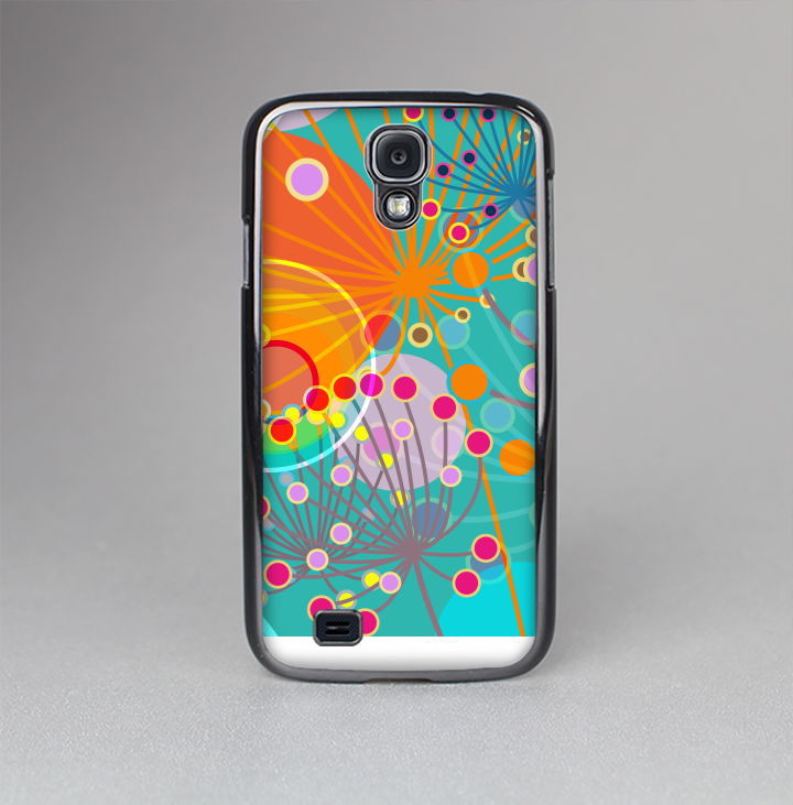 The Vibrant Colored Sprouting Shapes Skin-Sert Case for the Samsung Galaxy S4