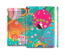 The Vibrant Colored Sprouting Shapes Full Body Skin Set for the Apple iPad Mini 3
