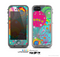 The Vibrant Colored Sprouting Shapes Skin for the Apple iPhone 5c LifeProof Case