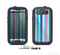 The Vibrant Colored Stripes Pattern V3 Skin For The Samsung Galaxy S3 LifeProof Case