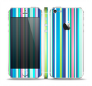 The Vibrant Colored Stripes Pattern V3 Skin Set for the Apple iPhone 5