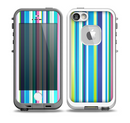 The Vibrant Colored Stripes Pattern V3 Skin for the iPhone 5-5s fre LifeProof Case