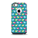 The Vibrant Colored Vector Bird Collage Skin for the iPhone 5c OtterBox Commuter Case