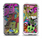 The Vibrant Colored Vector Graffiti Apple iPhone 5-5s LifeProof Fre Case Skin Set
