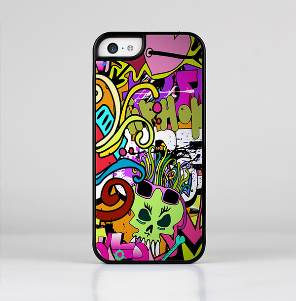 The Vibrant Colored Vector Graffiti Skin-Sert Case for the Apple iPhone 5c