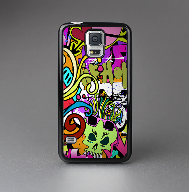 The Vibrant Colored Vector Graffiti Skin-Sert Case for the Samsung Galaxy S5