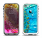 The Vibrant Colored Wet Flower Apple iPhone 5-5s LifeProof Fre Case Skin Set