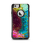 The Vibrant Colored Wet Flower Apple iPhone 6 Otterbox Commuter Case Skin Set