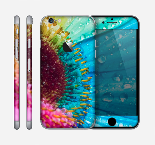 The Vibrant Colored Wet Flower Skin for the Apple iPhone 6
