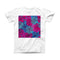 The Vibrant Colorful Floral Sprouts ink-Fuzed Front Spot Graphic Unisex Soft-Fitted Tee Shirt