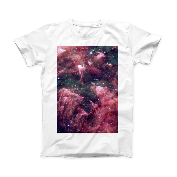 The Vibrant Deep Space ink-Fuzed Front Spot Graphic Unisex Soft-Fitted Tee Shirt