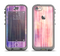 The Vibrant Fading Purple Fabric Streaks Apple iPhone 5c LifeProof Nuud Case Skin Set