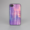 The Vibrant Fading Purple Fabric Streaks Skin-Sert for the Apple iPhone 4-4s Skin-Sert Case