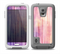 The Vibrant Fading Purple Fabric Streaks Skin for the Samsung Galaxy S5 frē LifeProof Case