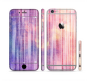 The Vibrant Fading Purple Fabric Streaks Sectioned Skin Series for the Apple iPhone 6s Plus