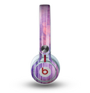 The Vibrant Fading Purple Fabric Streaks Skin for the Beats by Dre Mixr Headphones