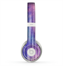 The Vibrant Fading Purple Fabric Streaks Skin for the Beats by Dre Solo 2 Headphones