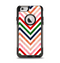 The Vibrant Fall Colored Chevron Pattern Apple iPhone 6 Otterbox Commuter Case Skin Set