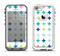 The Vibrant Fun Colored Pattern Hoops Inverted Polka Dot Apple iPhone 5-5s LifeProof Fre Case Skin Set