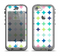 The Vibrant Fun Colored Pattern Hoops Inverted Polka Dot Apple iPhone 5c LifeProof Nuud Case Skin Set