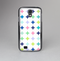 The Vibrant Fun Colored Pattern Hoops Inverted Polka Dot Skin-Sert Case for the Samsung Galaxy S4